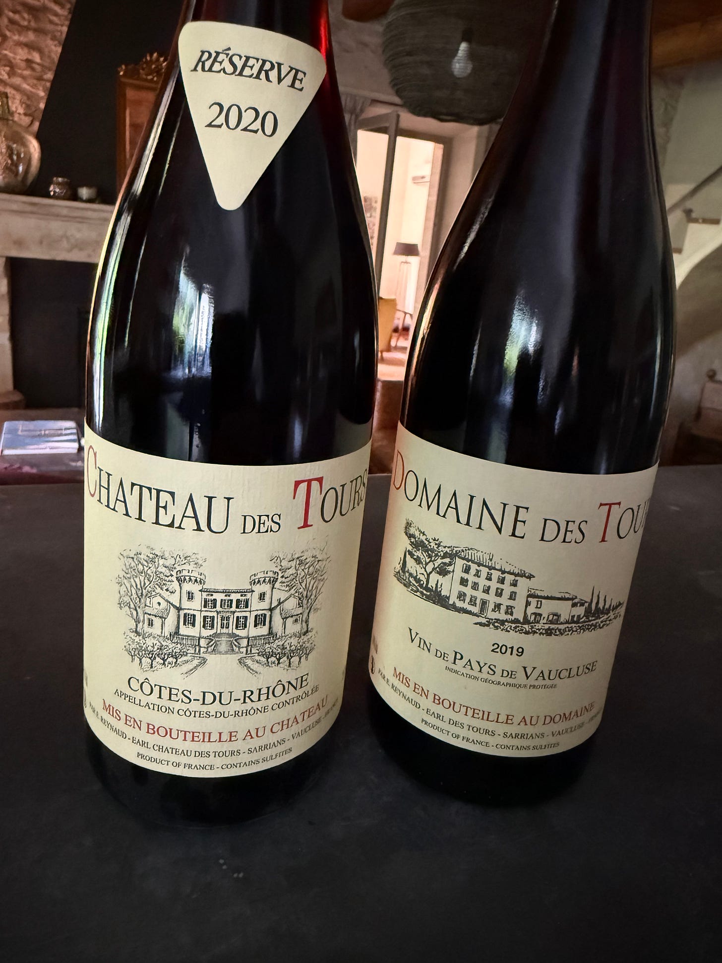 Côtes-du-Rhône Château des Tours Emmanuel Reynaud 2020 and IGP
