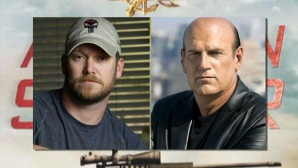 jesse ventura with chris kyle for american sniper clearing up 2015 jesse ventura with chris kyle for american sniper clearing up 2015