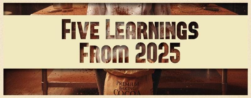 Featured image of post Five Learnings from 2025