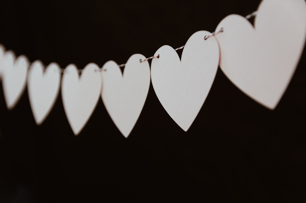 string of hearts