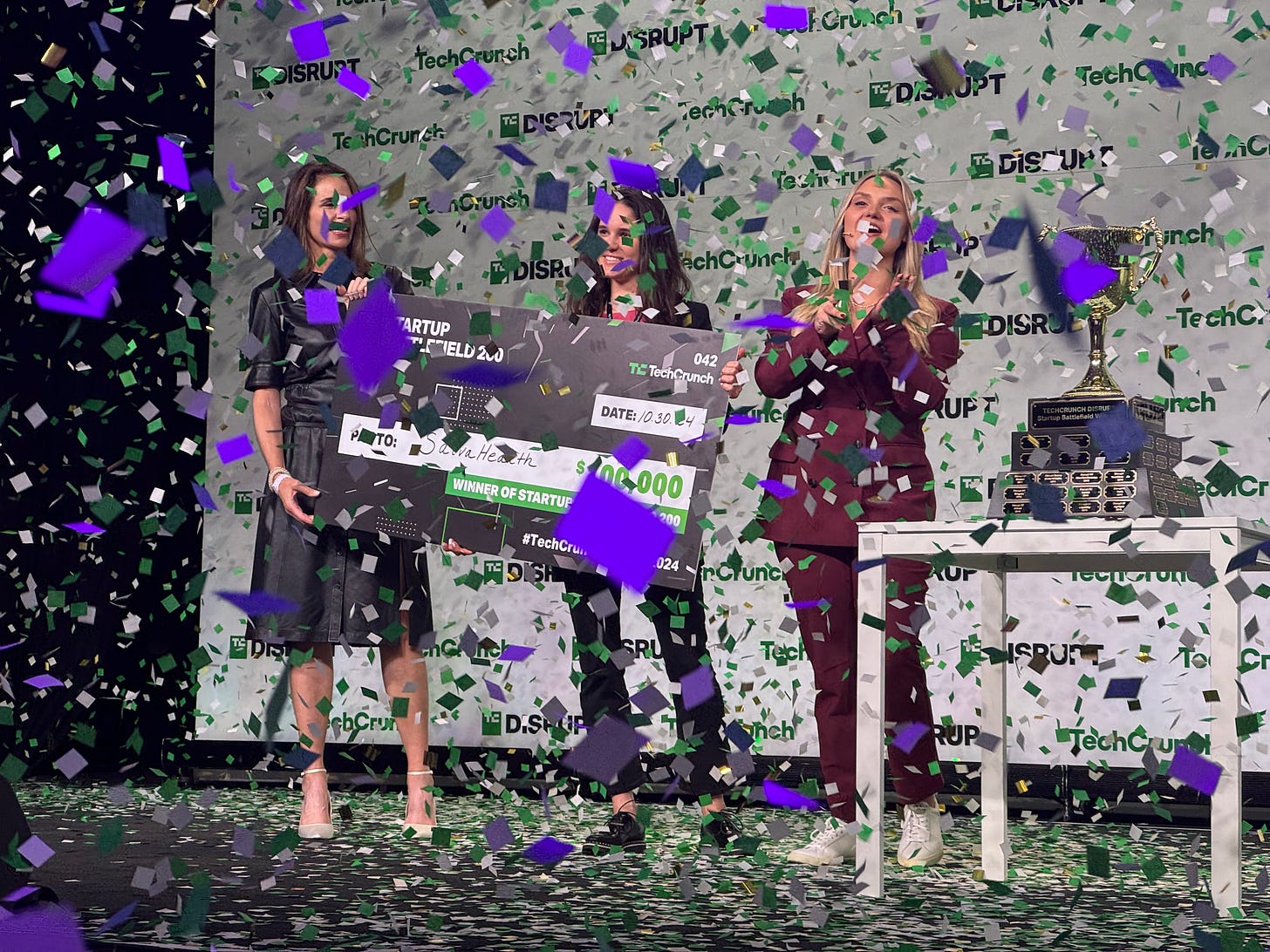 And the winner of Startup Battlefield at Disrupt 2024 is: Salva Health |  TechCrunch
