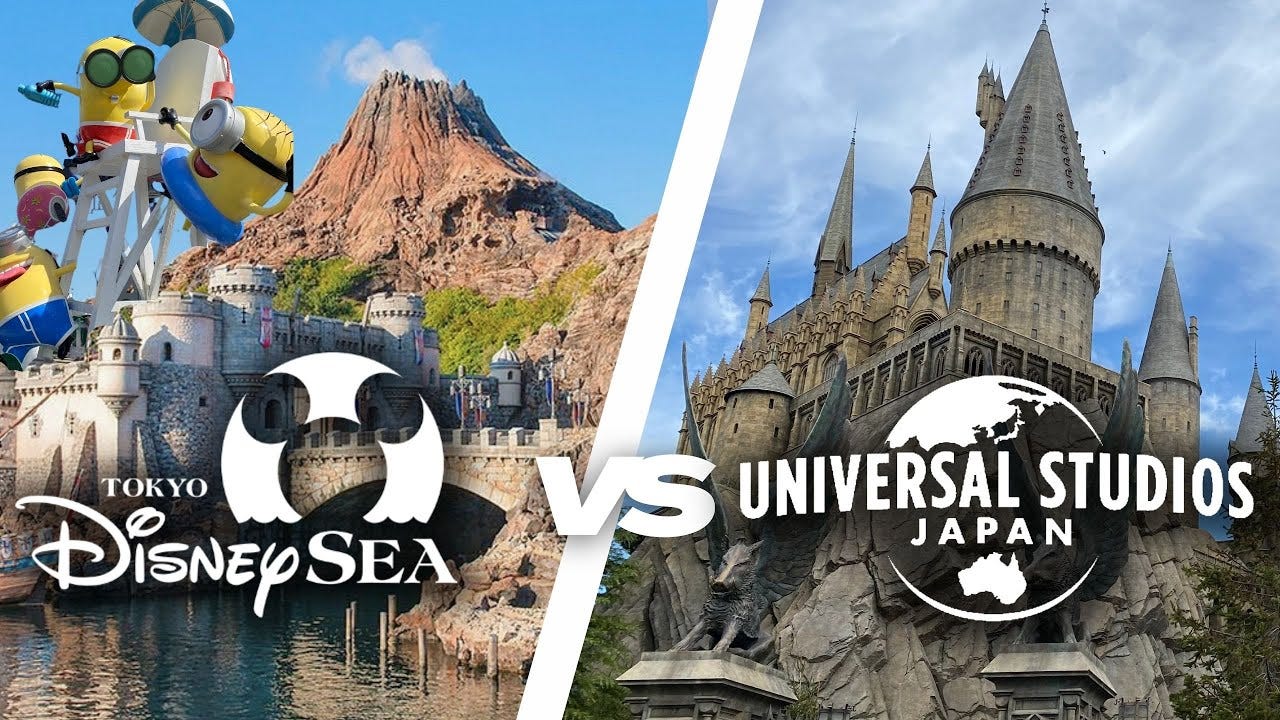 WHAT IS THE BEST THEME PARK? Disney SEA vs Universal Studios | Japan 🇯🇵 -  YouTube