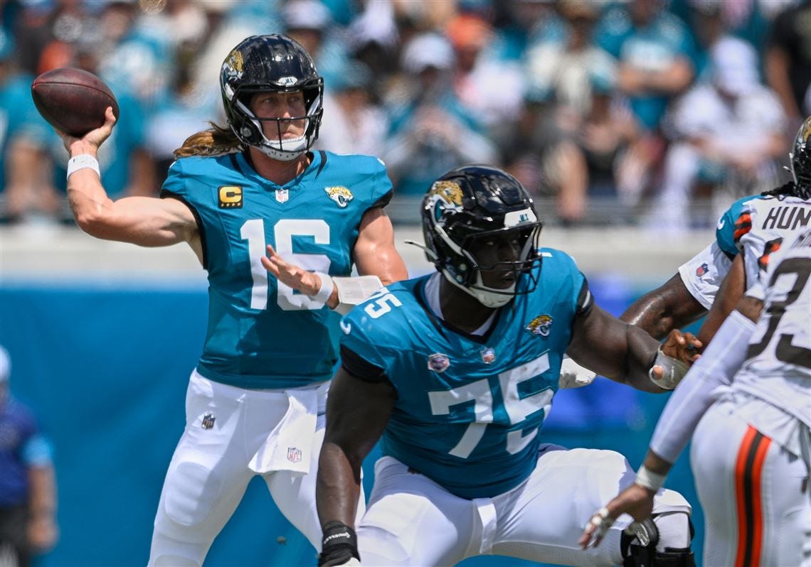 Trevor Lawrence throws 4 TD passes as the Jaguars rout the Browns 34-10 in  season opener | The Blade