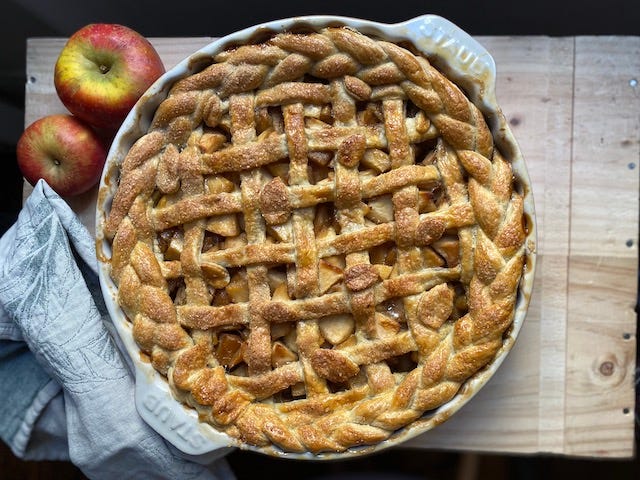 apple and pear pie