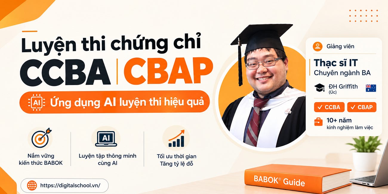 Chinh phục chứng chỉ CBAP không khó, đừng bỏ qua bài viết này.