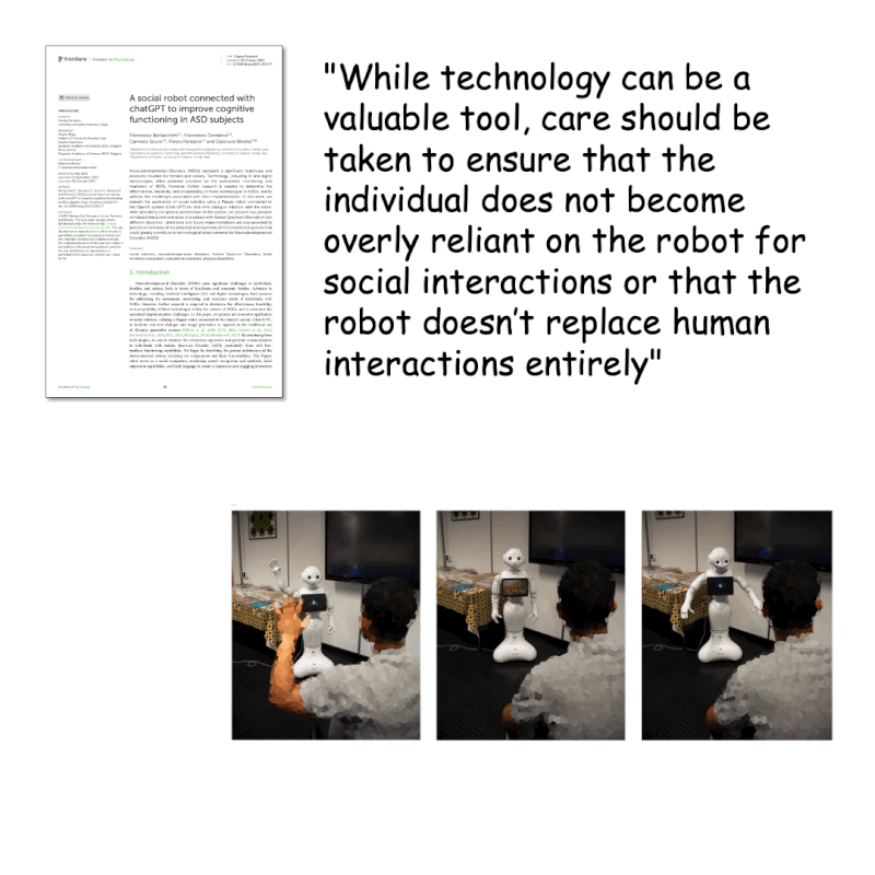 A Social Robot Connected with ChatGPT to Improve Cognitive Functioning in ASD Subjects