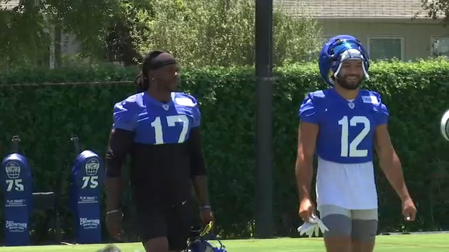 Los Angeles Rams lean on continuity as training camp begin - ABC30 Fresno