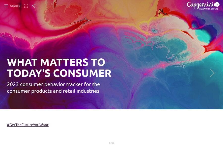 What Matters to Today's Consumer 2023