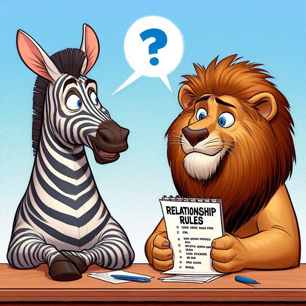 Is Your Relationship a 50/50 Horse Trade or a Zebra Snack?