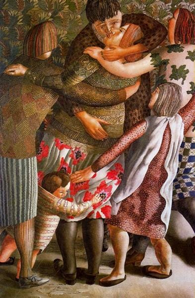 Hilda Welcomed - Stanley Spencer