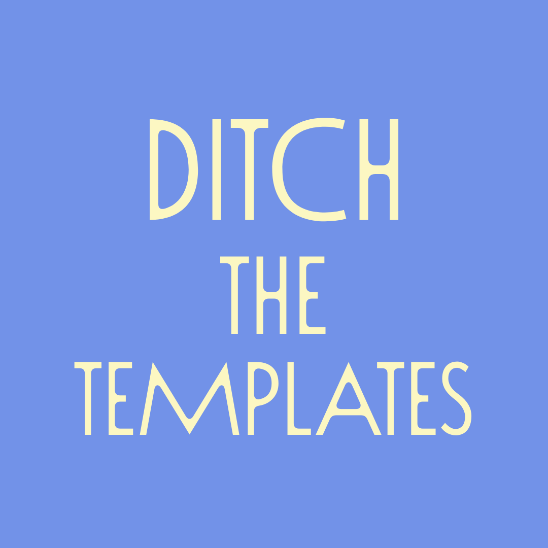 Ditch The Templates • Andi Bitay