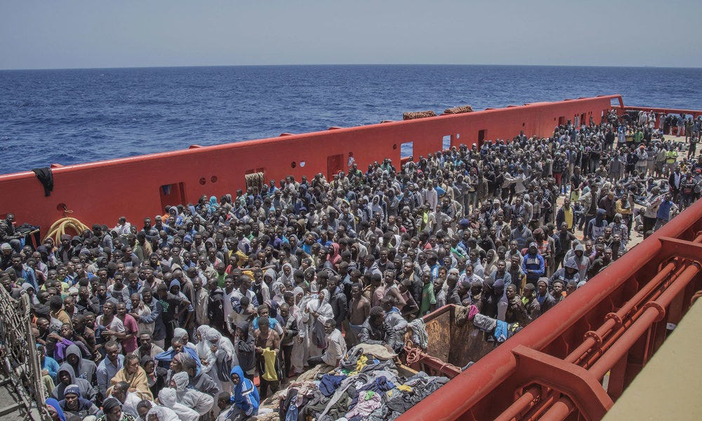 These Interesting Times: Mass-Migration: The Tiniest Dose of Reality Hits