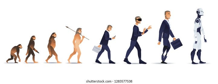 5+ Thousand Human Robot Evolution Royalty-Free Images, Stock Photos &  Pictures | Shutterstock