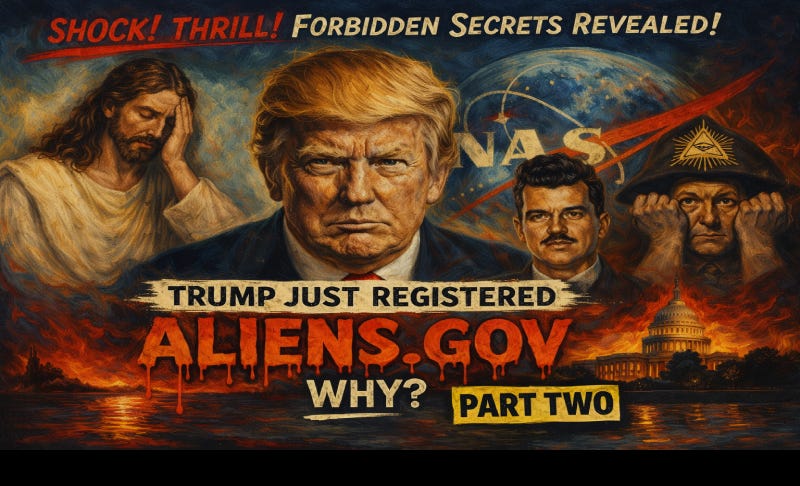 A Scientist Opened a Portal to Hell in 1946 and Trumps White House Just Registered Aliens.Gov (Pt. 2 of 2)