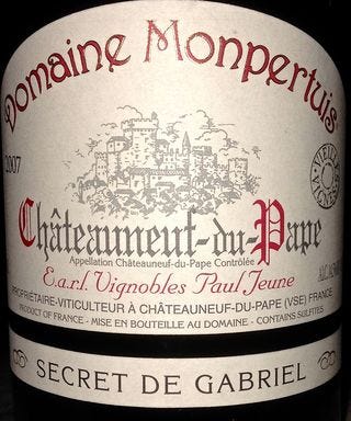 A - Year End Wines - CU Monpertuis A - Year End Wines - CU Monpertuis