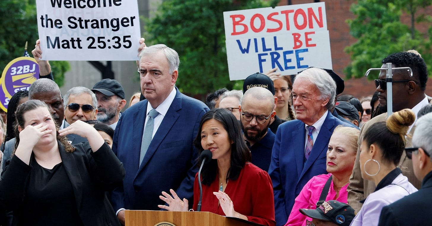 Trump administration sues Boston over 'sanctuary' limits on immigration cooperation | Reuters Trump administration sues Boston over 'sanctuary' limits on immigration cooperation | Reuters