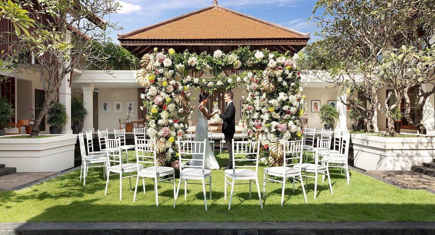 Planning a destination wedding? Explore five of the most breathtaking and intimate wedding venues across Southeast Asia, from tropical overwater piers to timeless urban rooftops. Find the perfect setting to say "I do." Planning a destination wedding? Explore five of the most breathtaking and intimate wedding venues across Southeast Asia, from tropical overwater piers to timeless urban rooftops. Find the perfect setting to say "I do."