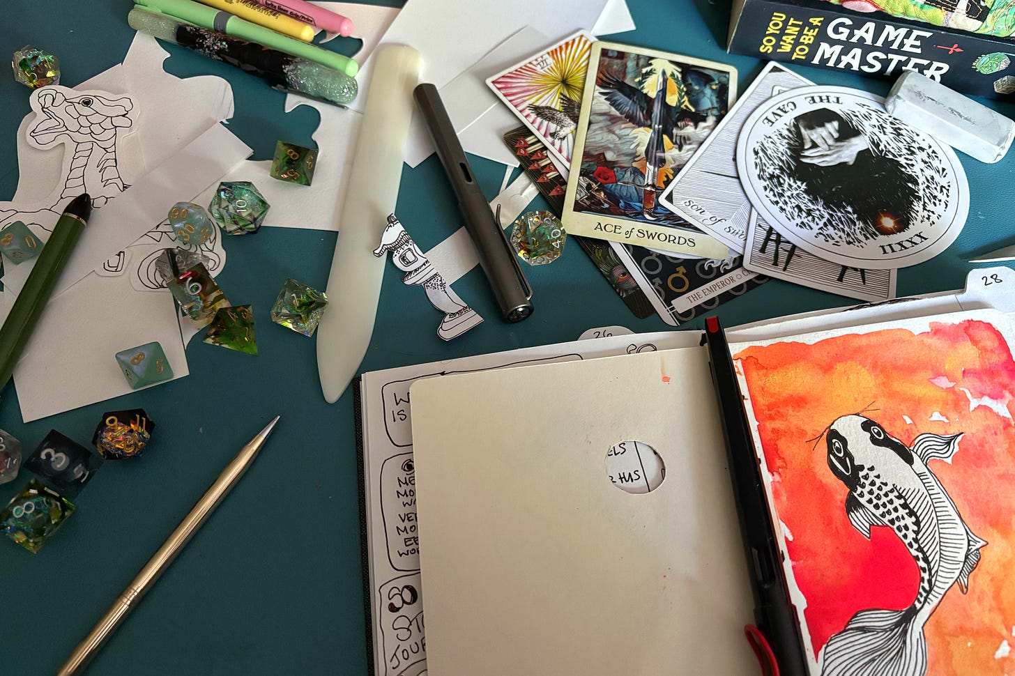 Chaotic table from journal work.
