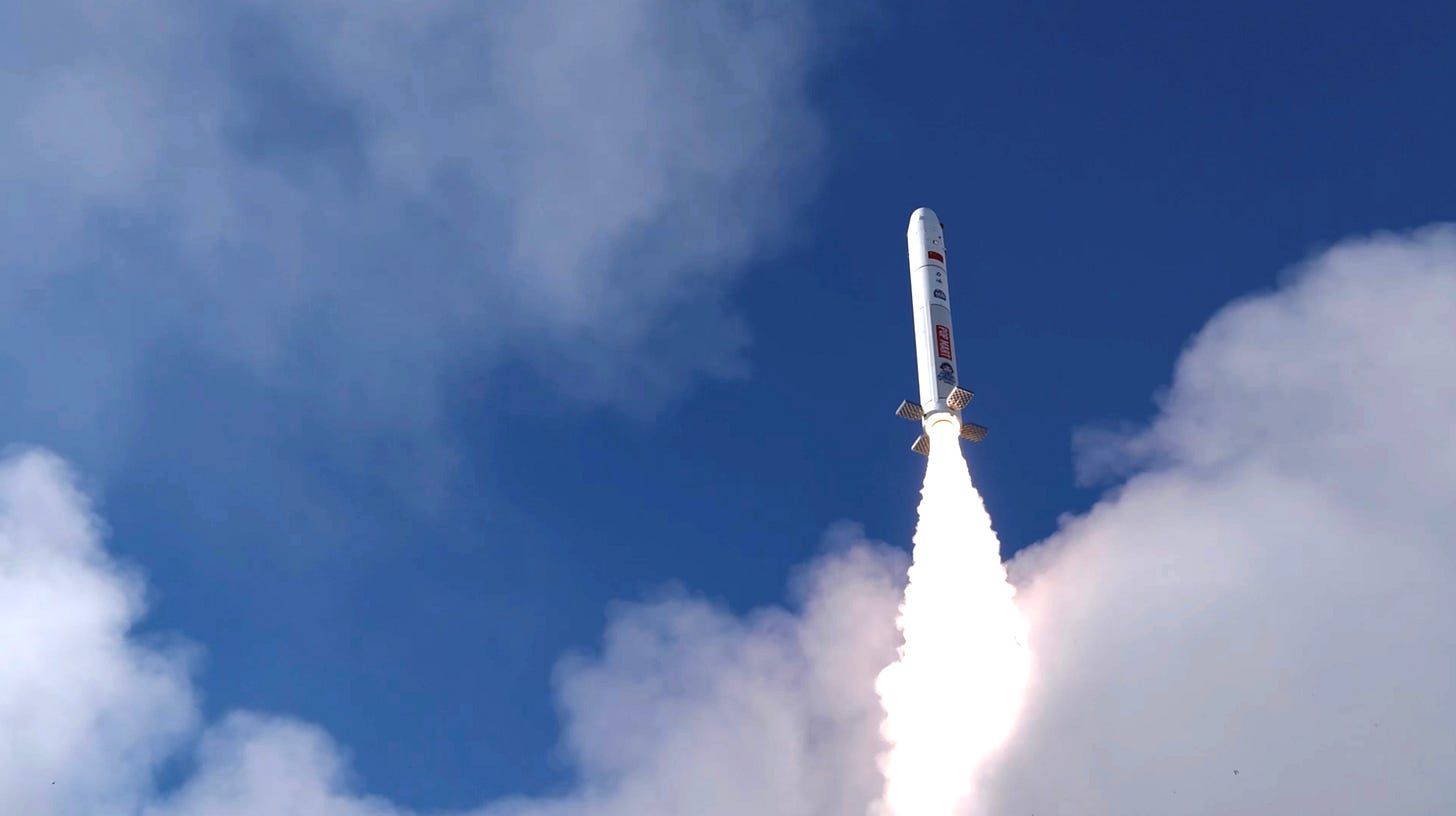 Lihong-1 during first-stage flight toward the Kármán line on January 12th 2026.