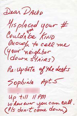 The Astoria Notes