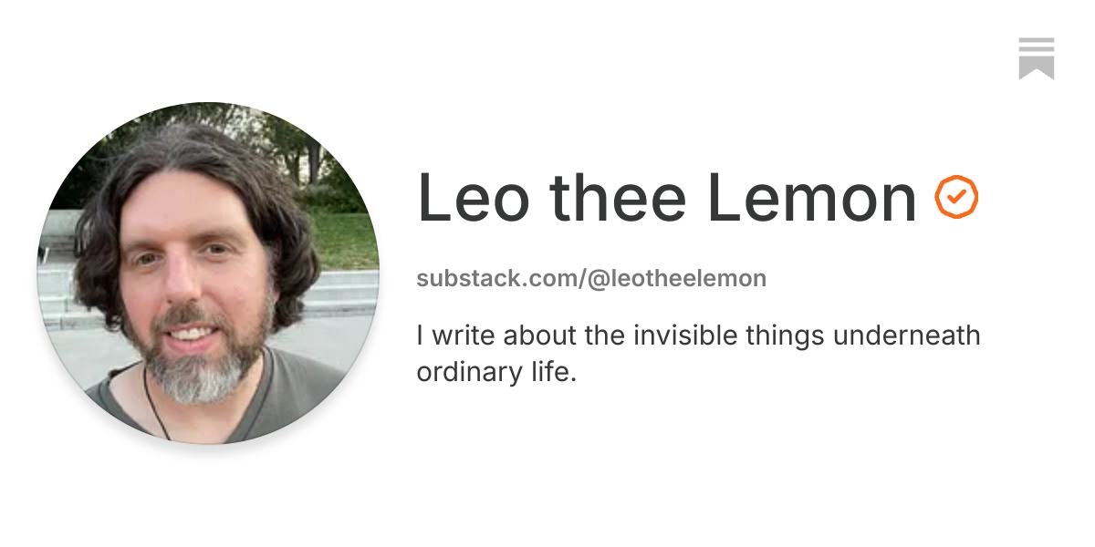 Leo thee Lemon | Substack