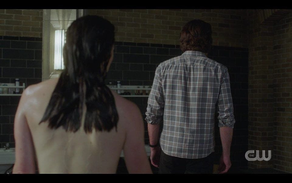 Eileen watches Sam Winchester from behind Golden Time SPN Eileen watches Sam Winchester from behind Golden Time SPN