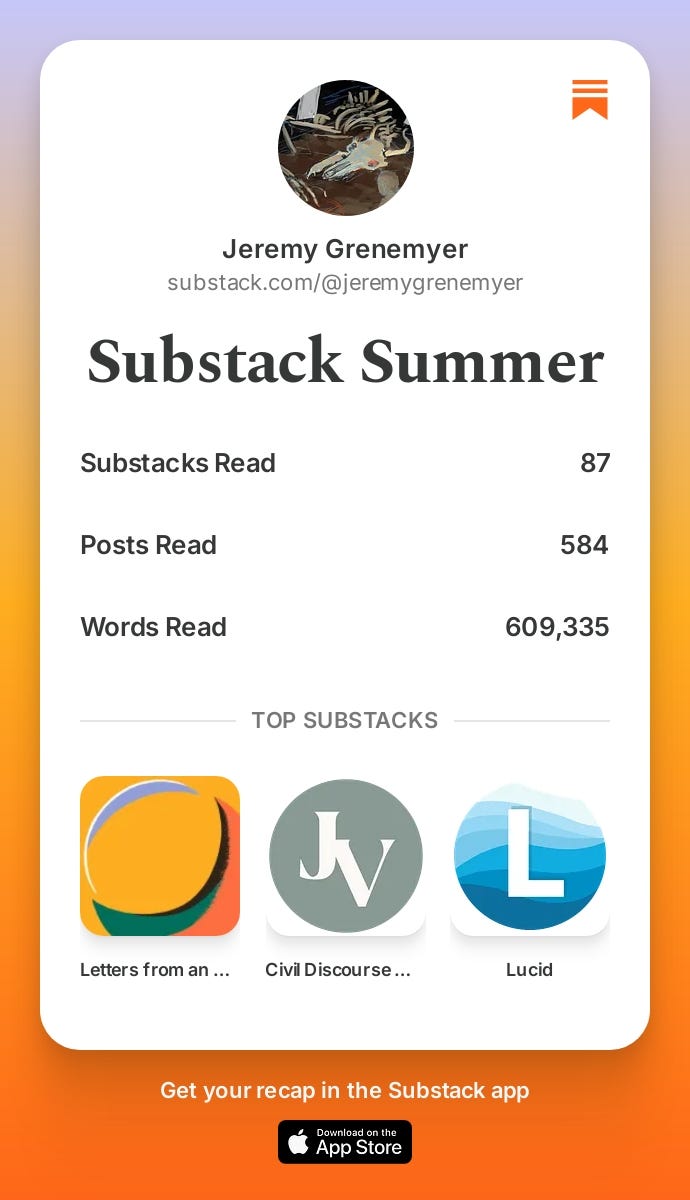 Substack Summer