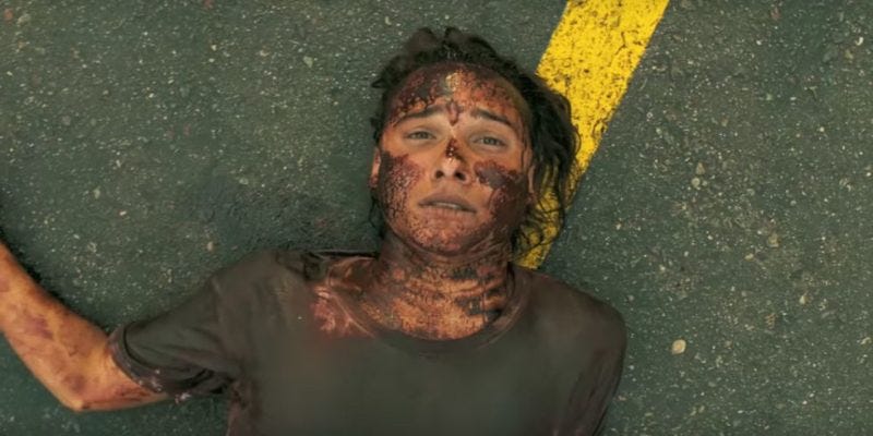 nick about to die on fear the walking dead grotesque nick about to die on fear the walking dead grotesque