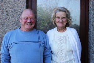 Sheila and Michael Forbes no access to sea no reliable water no help coming
