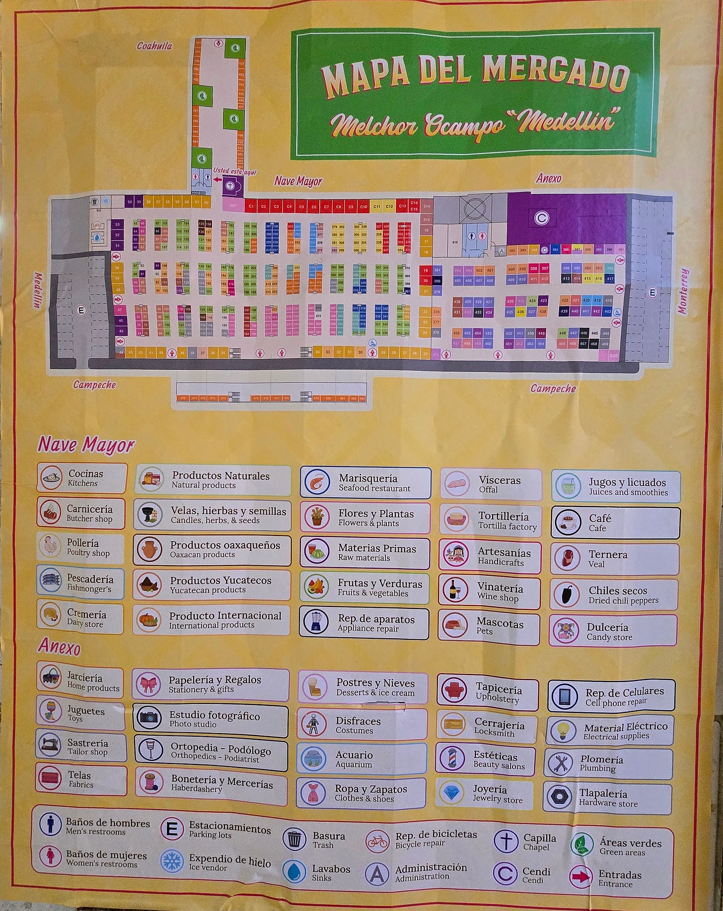 Mercado Medellin map