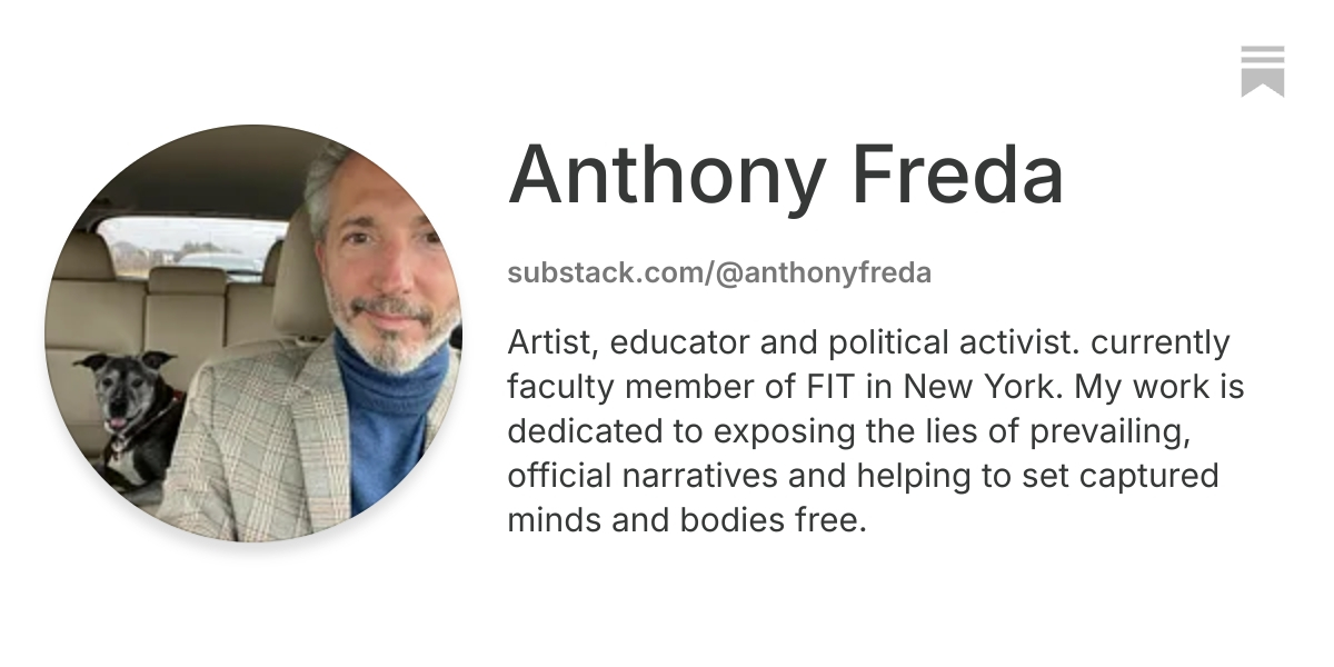 Anthony Freda | Substack