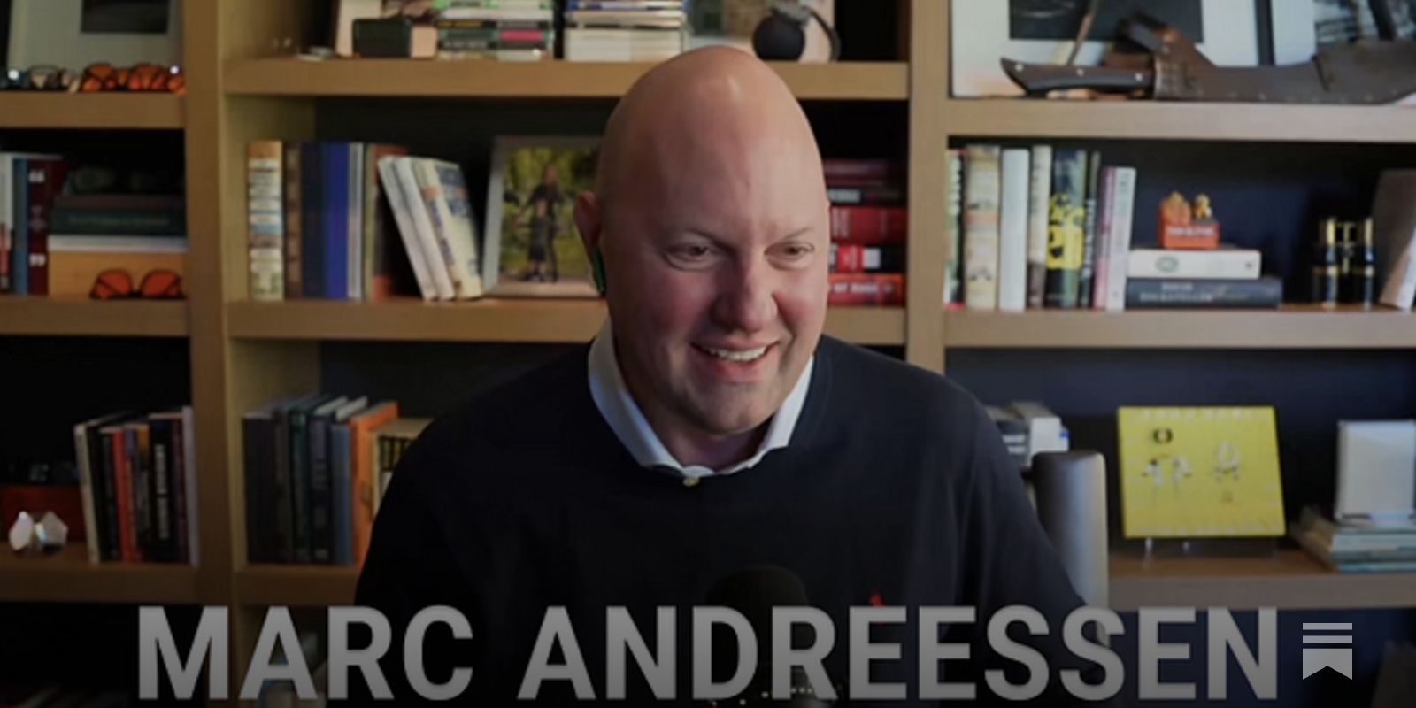 Marc Andreessen on the front foot