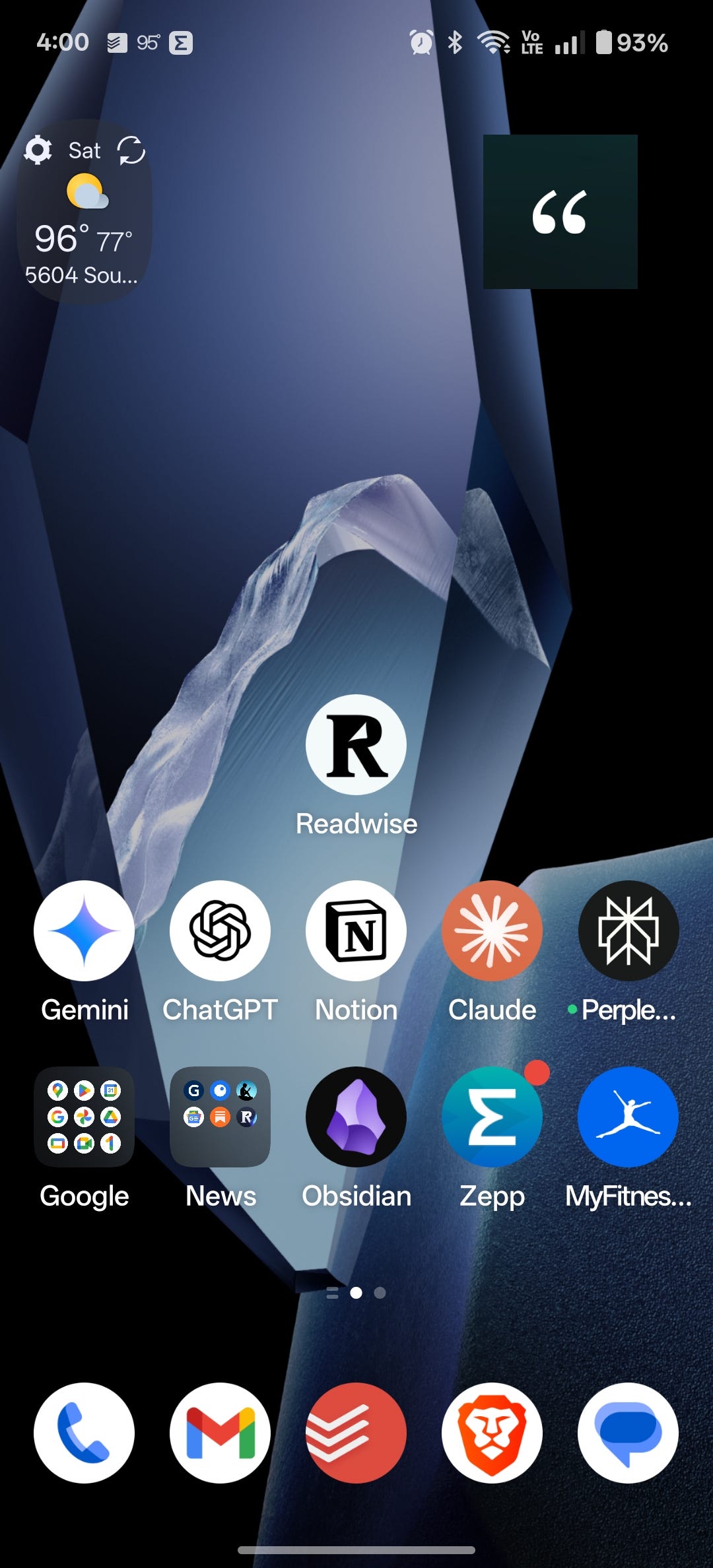 OnePlus 13R home screen