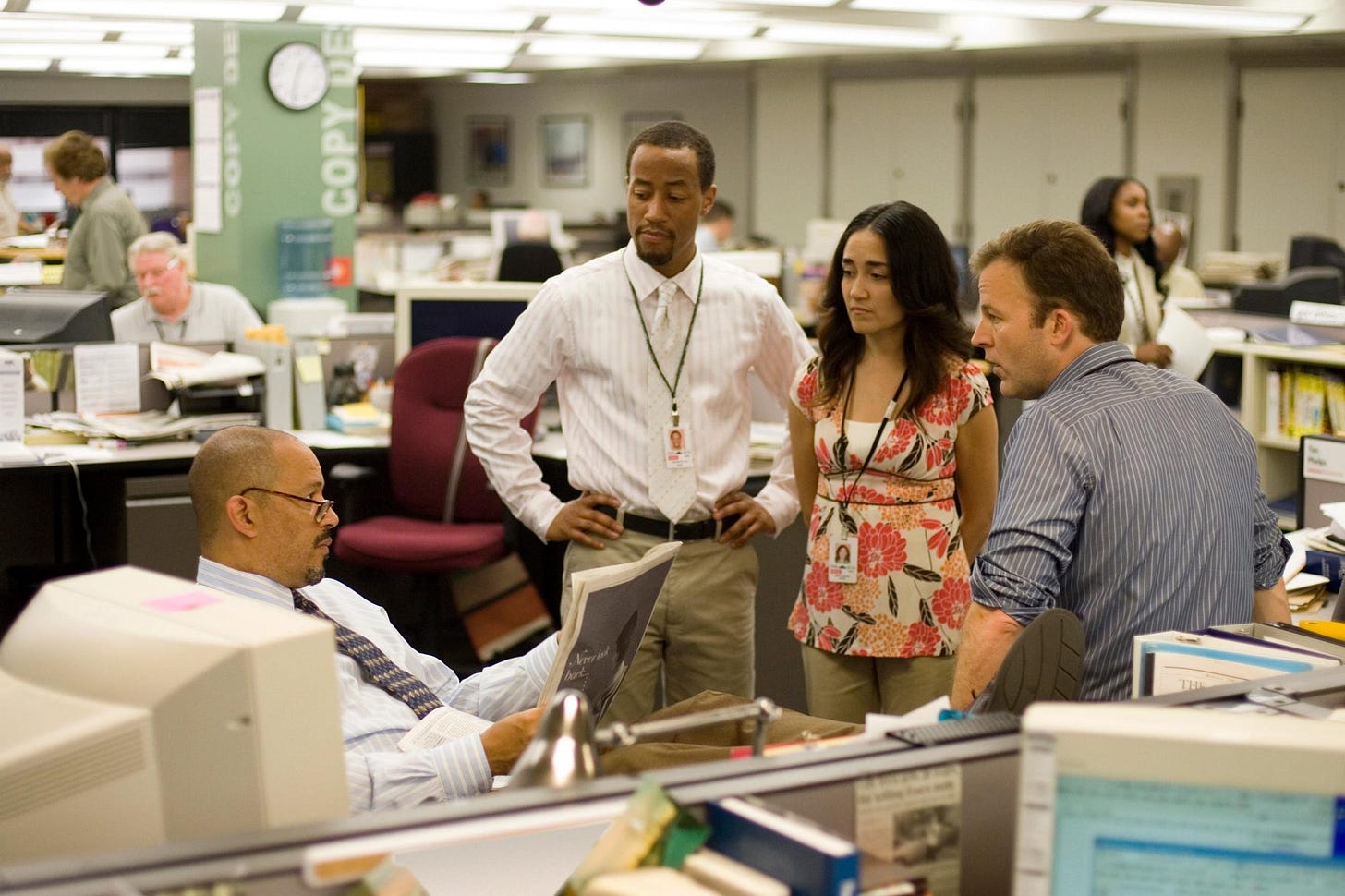 The Wire Remembered: 10 years later, the fake new plotline has bitter  resonance | EW.com