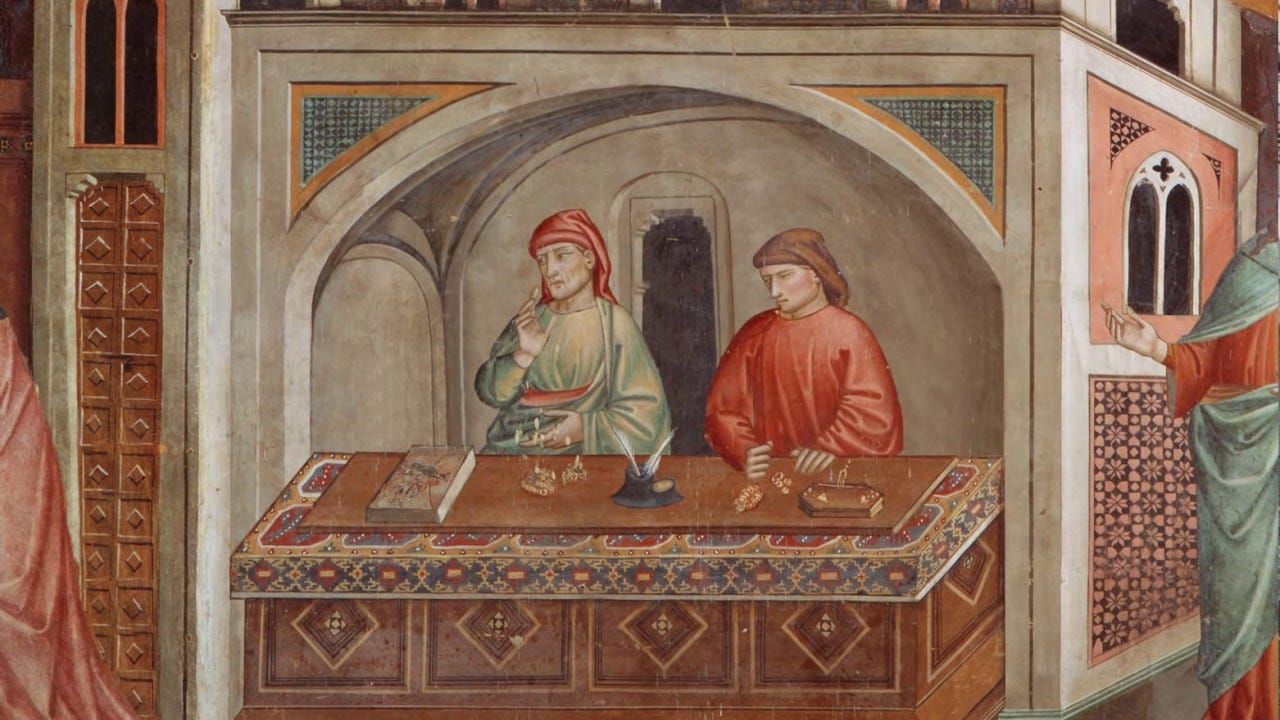 Past2Life - Renaissance Bankers Animated Painting - YouTube