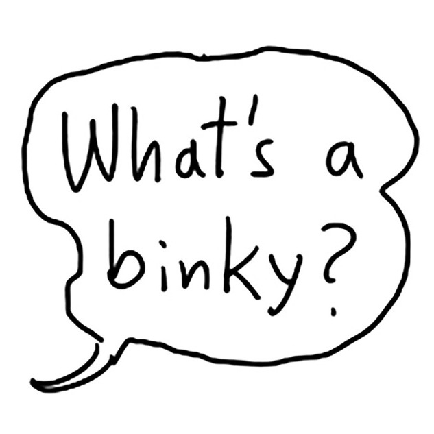 What's a binky? by Larry Blake