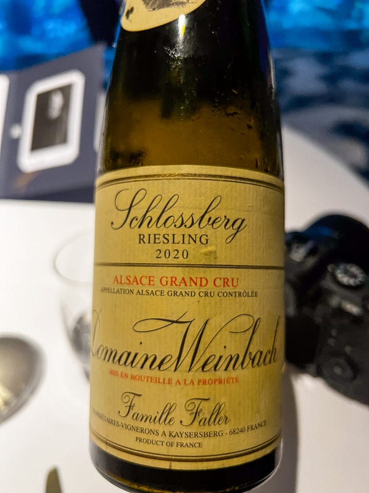 Domaine Weinbach, Riesling Alsace Grand Cru Schlossberg Vendanges Tardives 2020, Alsace Grand Cru, France (Ossiano)