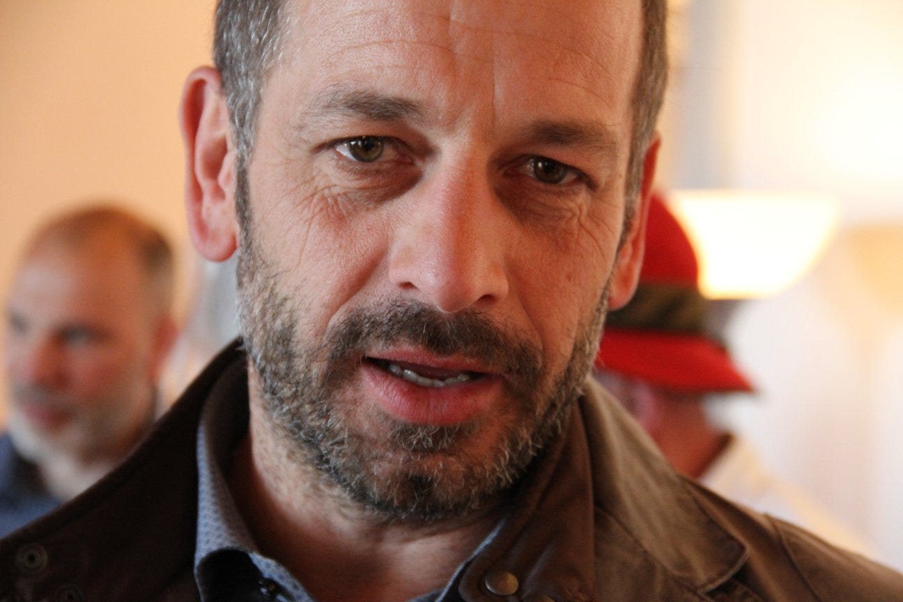 Stefano Novello - Ronco Severo, at the Orange wines festival, Izola, 24 April 2015 Stefano Novello - Ronco Severo, at the Orange wines festival, Izola, 24 April 2015