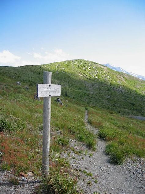 Nine hiking paths