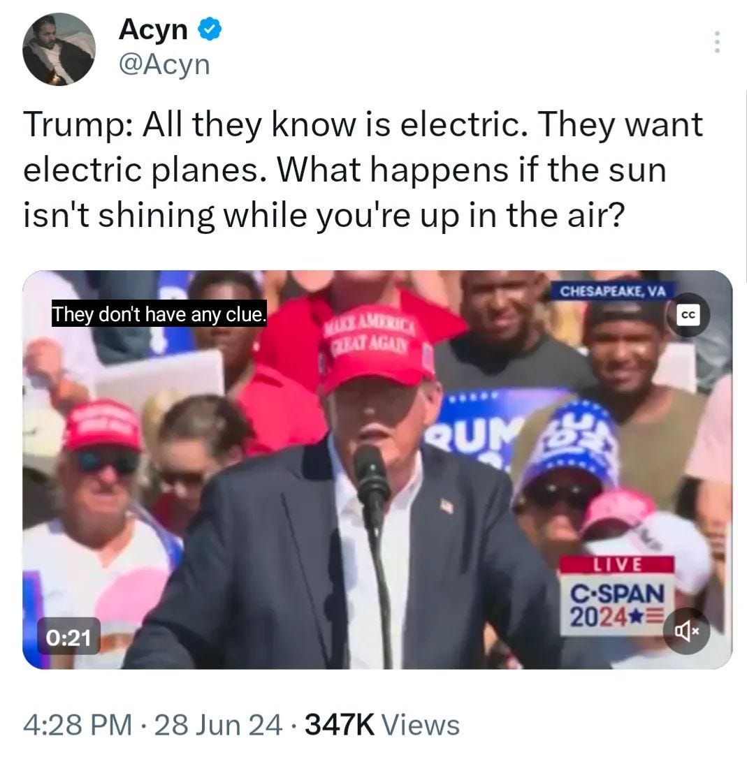 Photo by Ghost of GC on June 28, 2024. May be a Twitter screenshot of 5 people, tinfoil and text. Photo by Ghost of GC on June 28, 2024. May be a Twitter screenshot of 5 people, tinfoil and text.