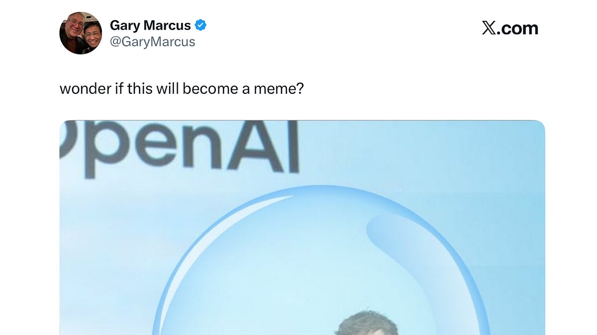 Is this the moment when the Generative AI bubble finally deflates?