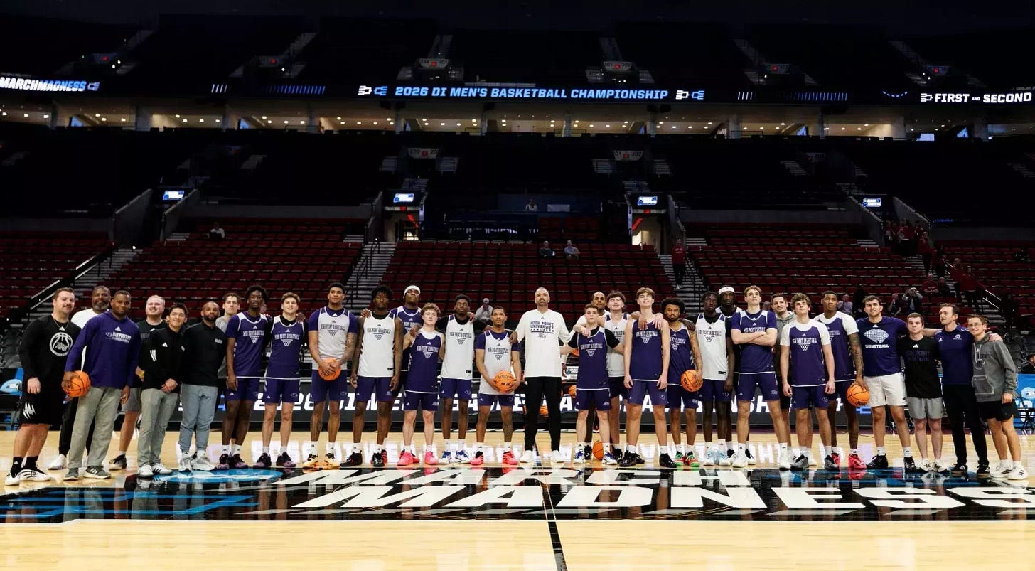 High Point Set to Play Wisconsin in First Round of NCAA Tournament - High  Point University Athletics