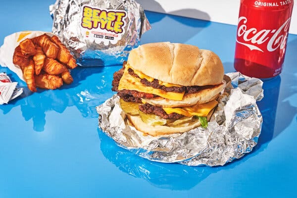 A Mr. Beast burger from Mr. Donaldson’s virtual chain.