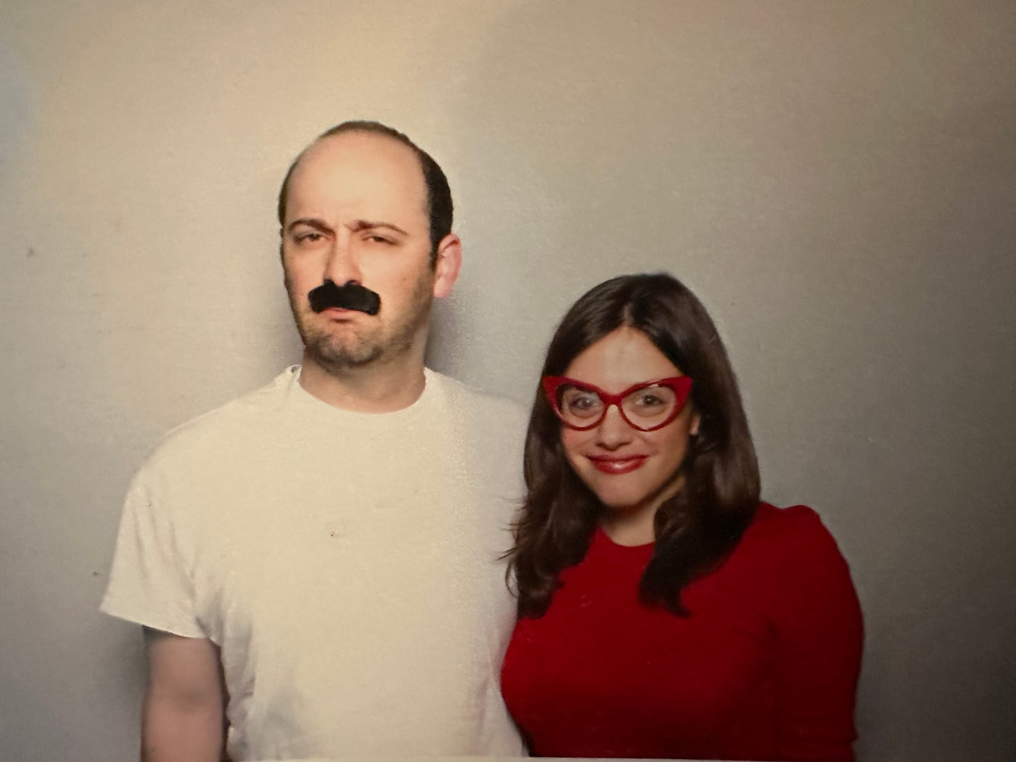 Me and Maris as Bob and Linda Belcher.