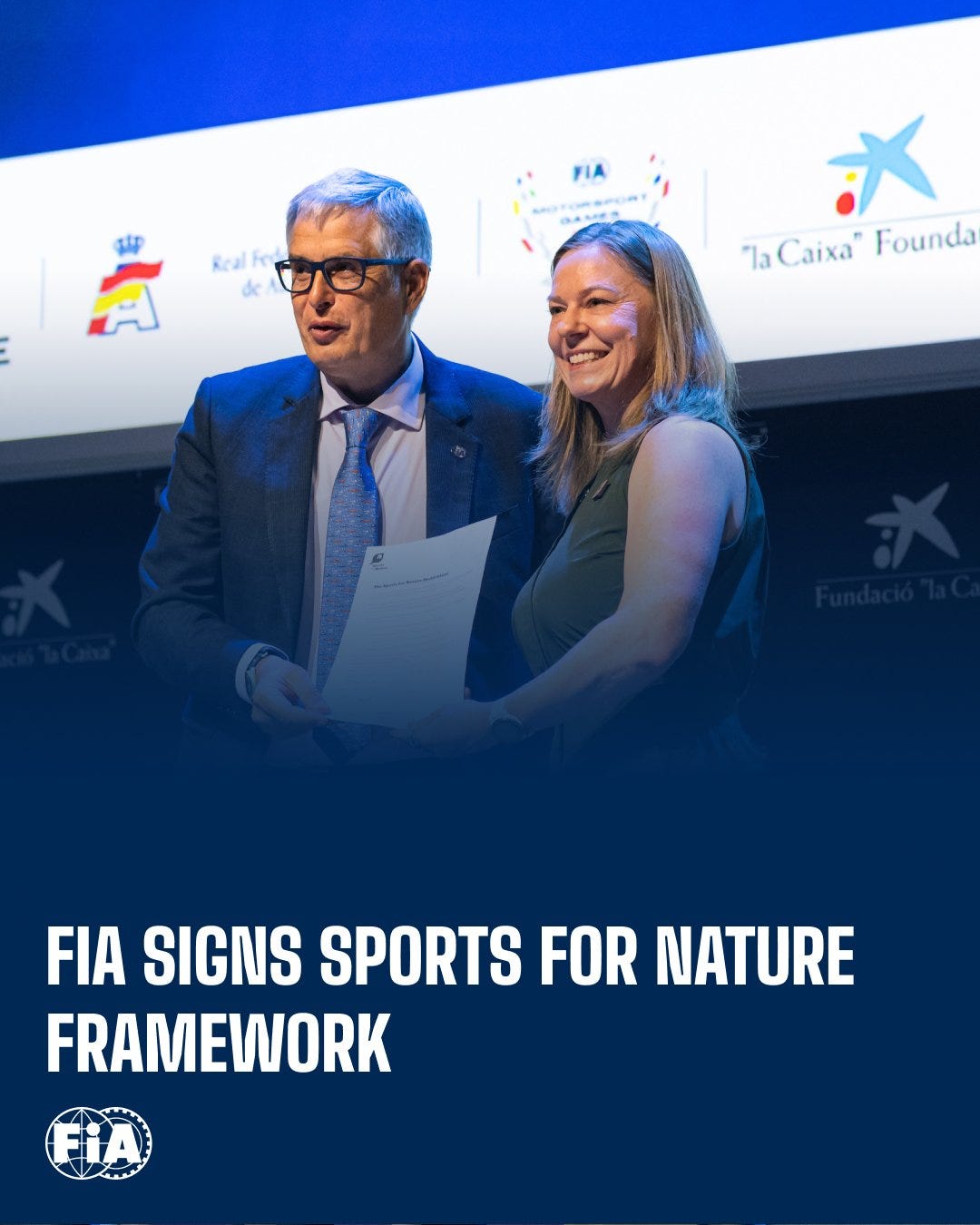 FIA on X: "We are proud to announce that we signed the @Sports4Nature  Framework today during our third FIA Sustainable Innovation Series event.  We invite the whole motor sport community to join