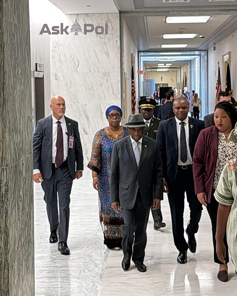 The US Capitol was lively — with parties, protestors and foreign presidents — the last day the House was in session through the November elections.