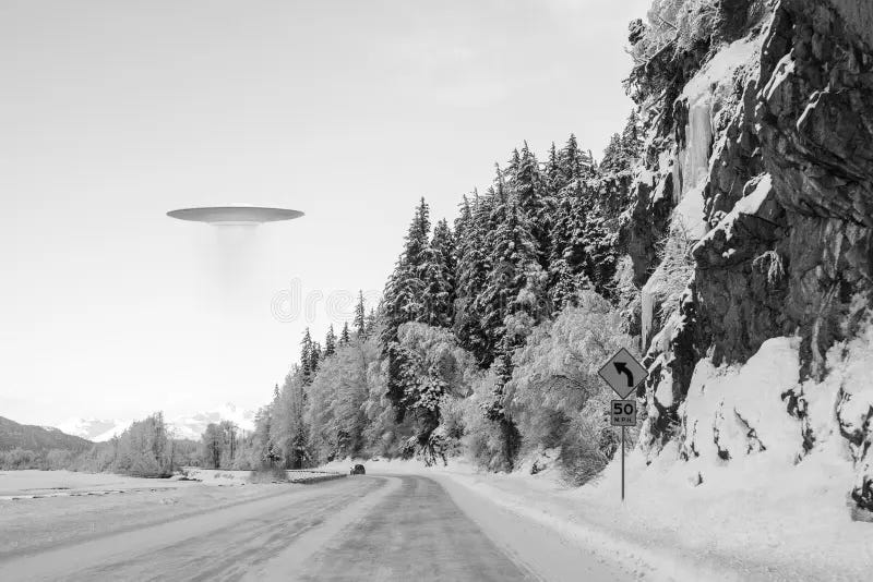 UFOs in the Snow and more