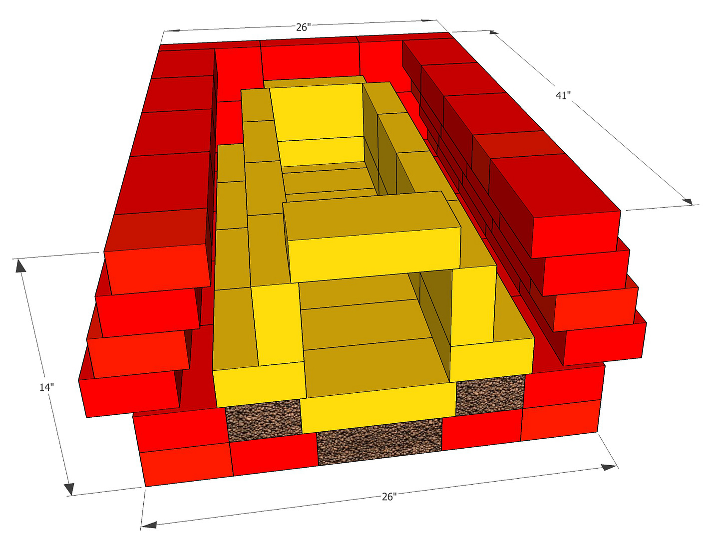 shell containing the burning chamber