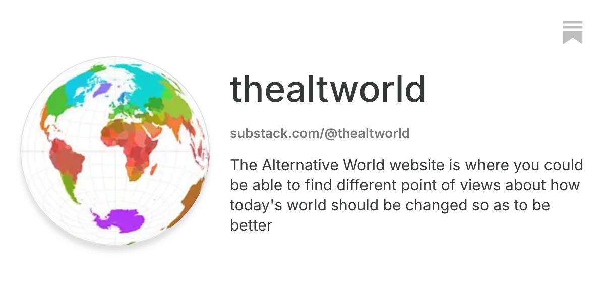thealtworld | Substack