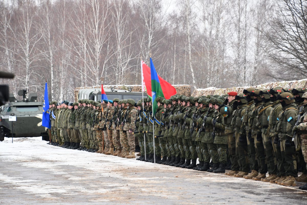 Contingents of the CSTO Collective Peacekeeping Forces are deployed to the Republic of Kazakhstan
